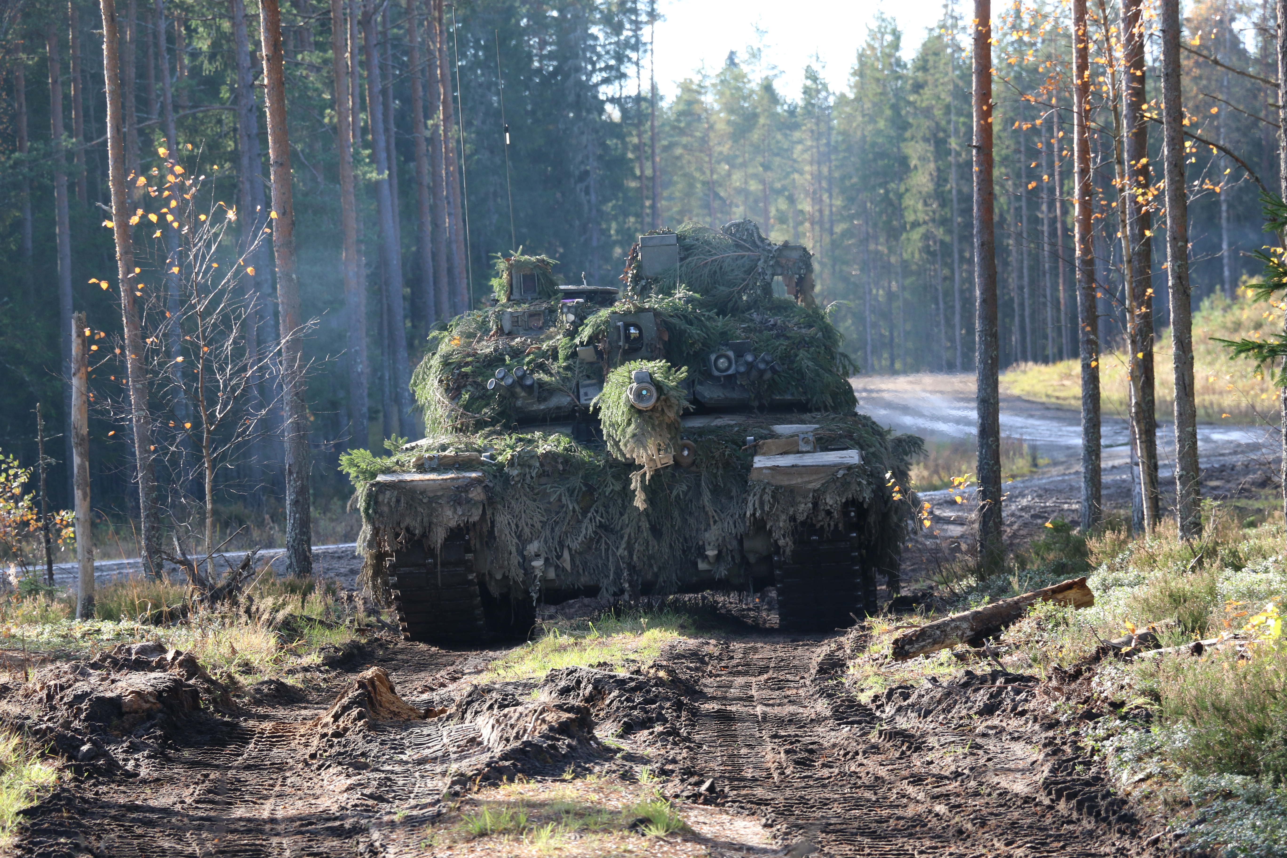 Ćwiczenie BOLD PANZER w Estonii z udziałem kompanii czołgów XVII zmiany PKW ŁOTWA - WOJSKO POLSKIE